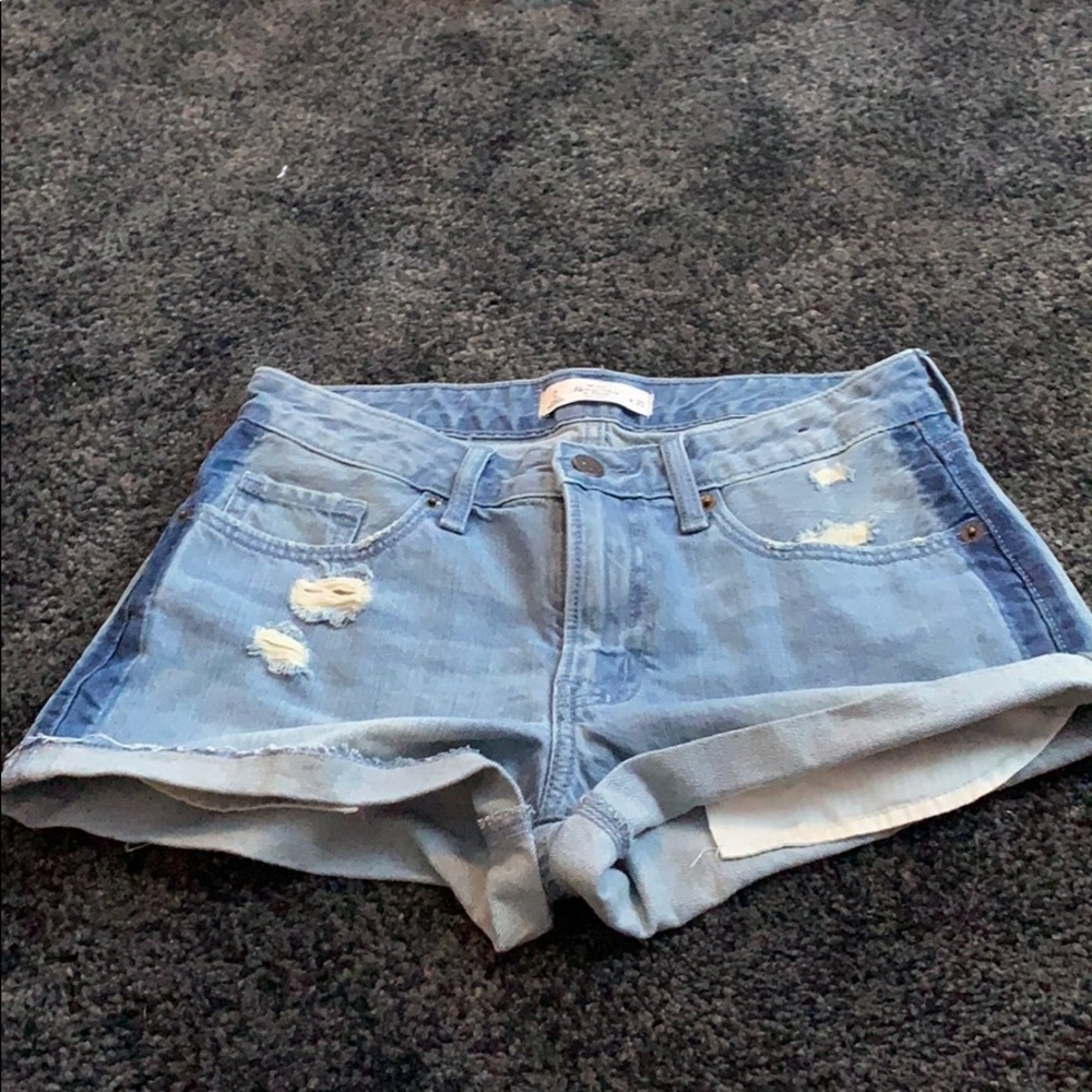 abercrombie & fitch jean shorts
